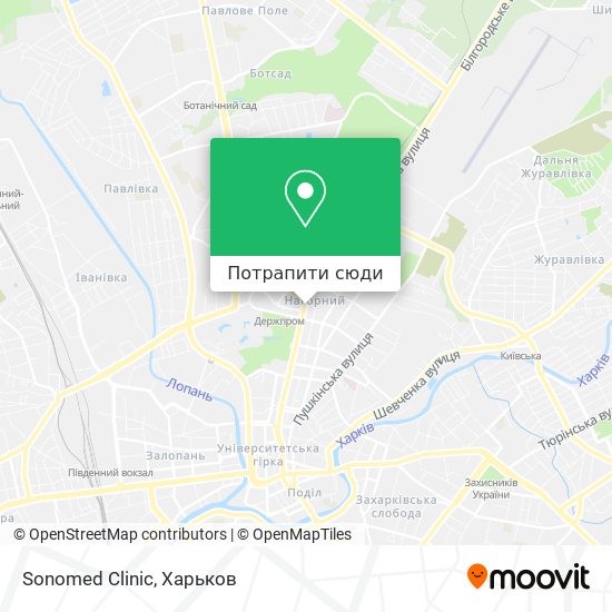 Карта Sonomed Clinic