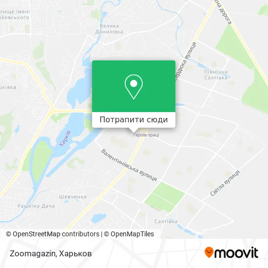 Карта Zoomagazin