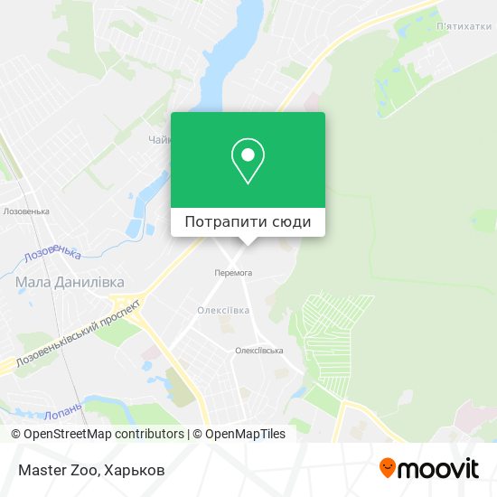 Карта Master Zoo