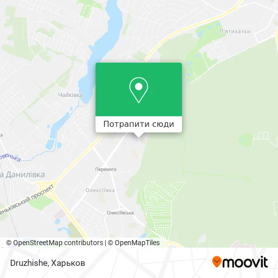 Карта Druzhishe