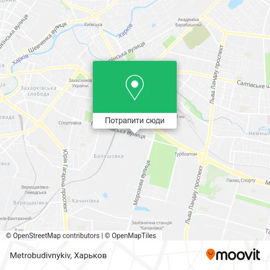 Карта Metrobudivnykiv