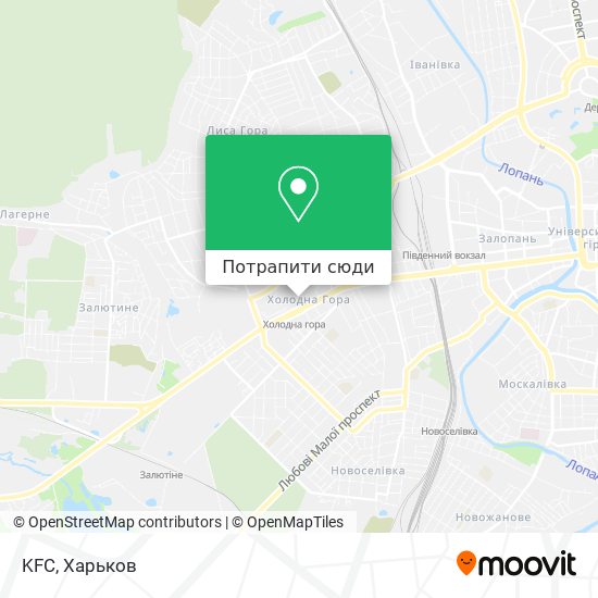 Карта KFC