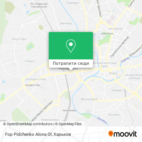 Карта Fop Pidchenko Alona Ol