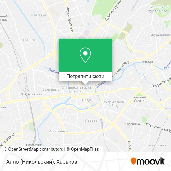 Карта Алло (Никольский)