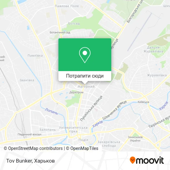 Карта Tov Bunker