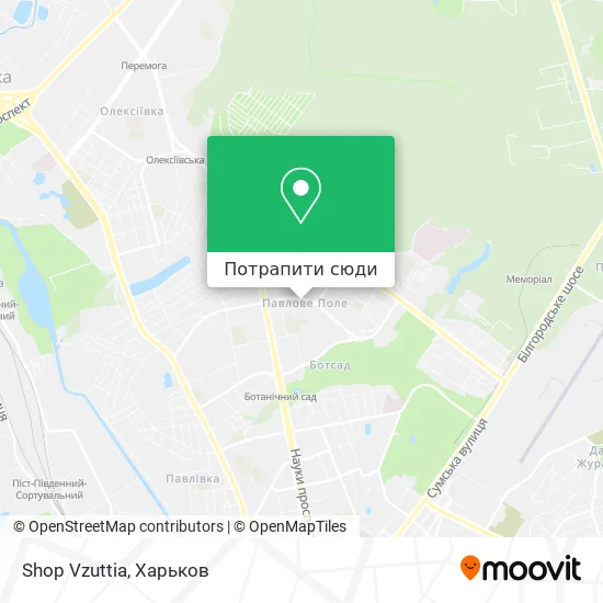 Карта Shop Vzuttia