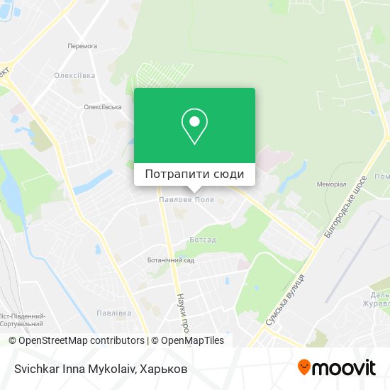 Карта Svichkar Inna Mykolaiv