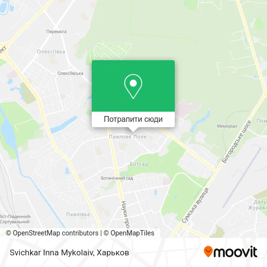 Карта Svichkar Inna Mykolaiv