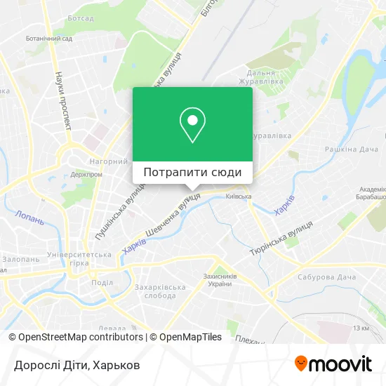 Карта Дорослі Діти