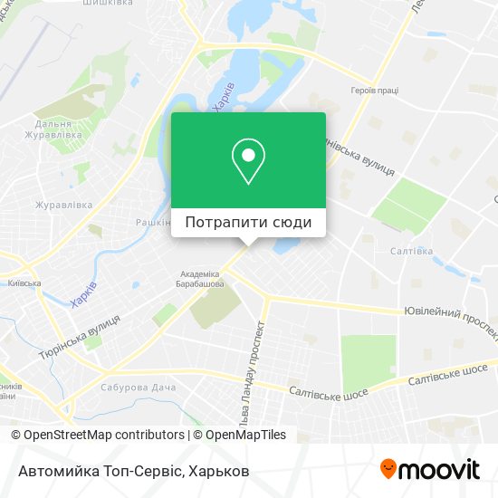 Карта Автомийка Топ-Сервіс
