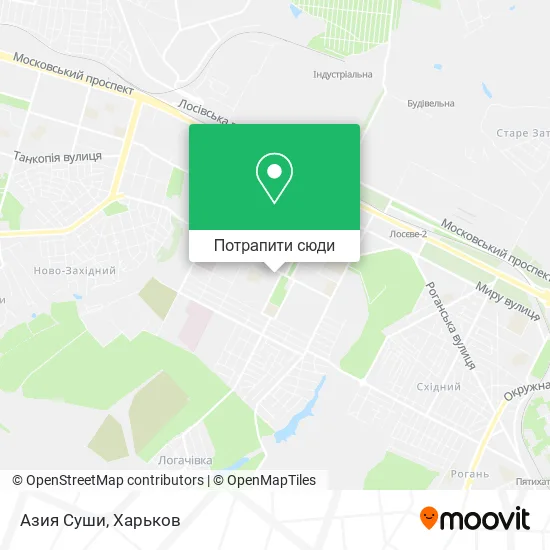 Карта Азия Суши