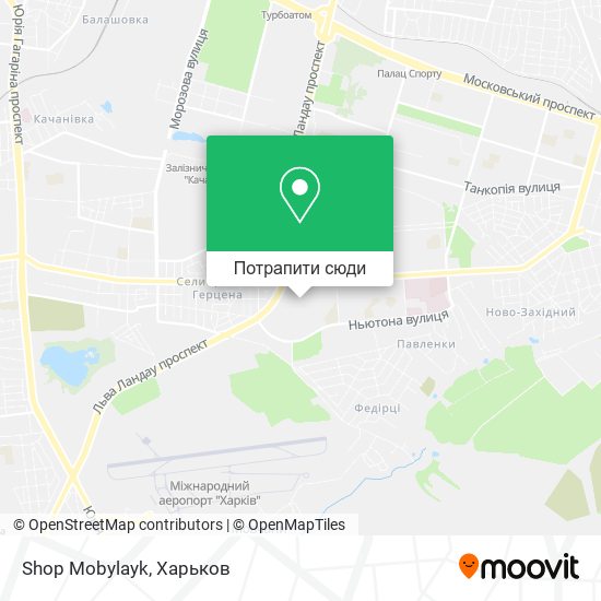 Карта Shop Mobylayk