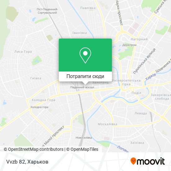 Карта Vvzb 82