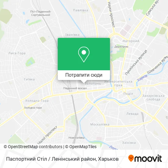 Карта Паспортний Стіл / Ленінський район