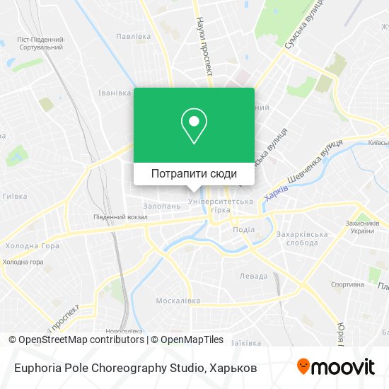 Карта Euphoria Pole Choreography Studio