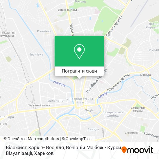 Карта Візажист Харків- Весілля, Вечірній Макіяж - Курси Візуалізації
