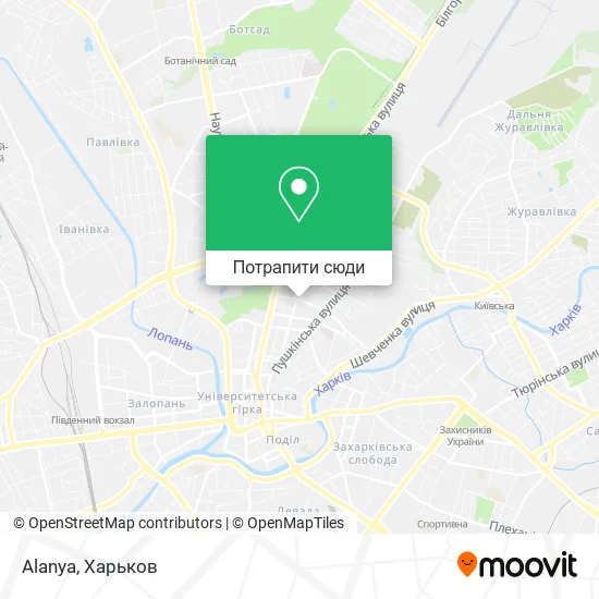 Карта Alanya