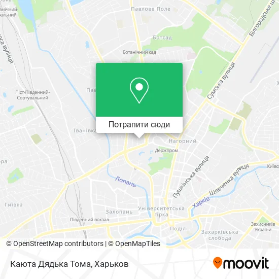 Карта Каюта Дядька Тома