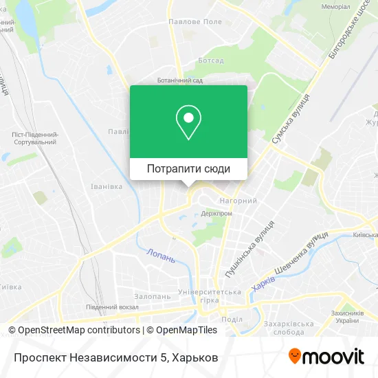 Карта Проспект Независимости 5