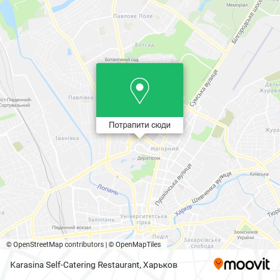 Карта Karasina Self-Catering Restaurant
