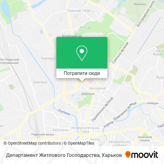 Карта Департамент Житлового Господарства