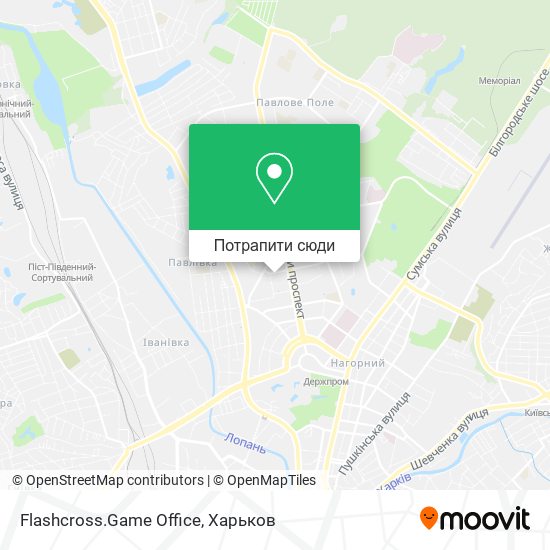 Карта Flashcross.Game Office