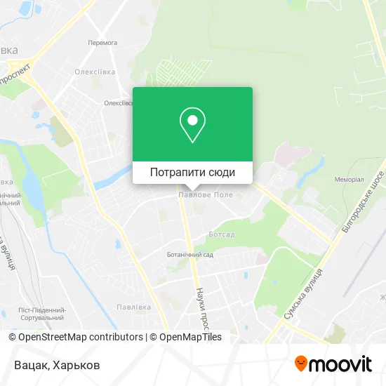 Карта Вацак