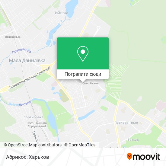 Карта Абрикос