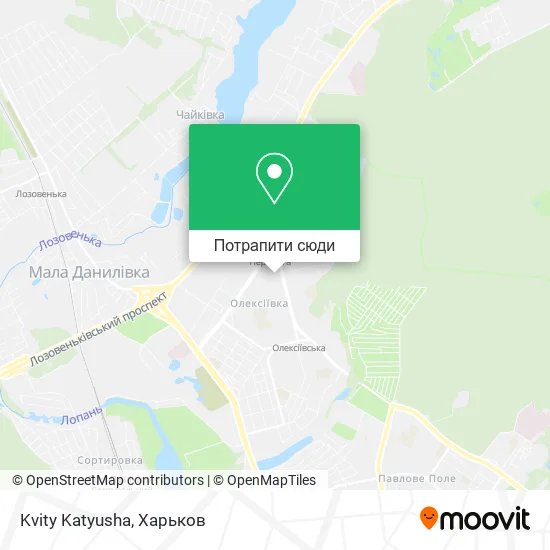 Карта Kvity Katyusha