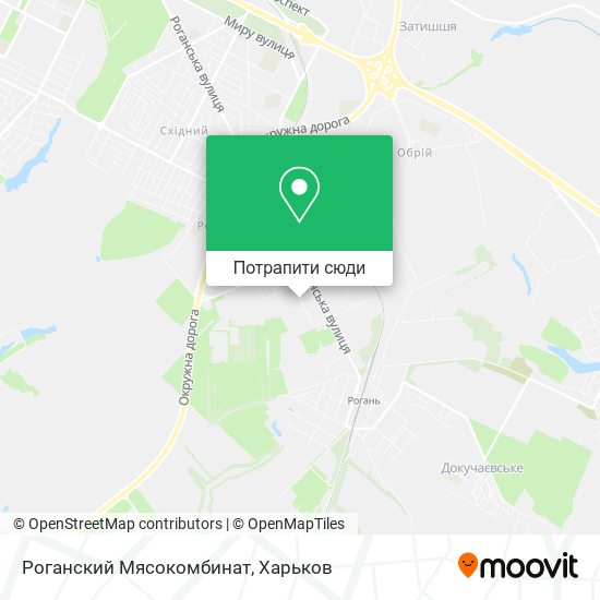Карта Роганский Мясокомбинат