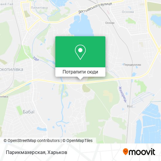 Карта Парикмахерская