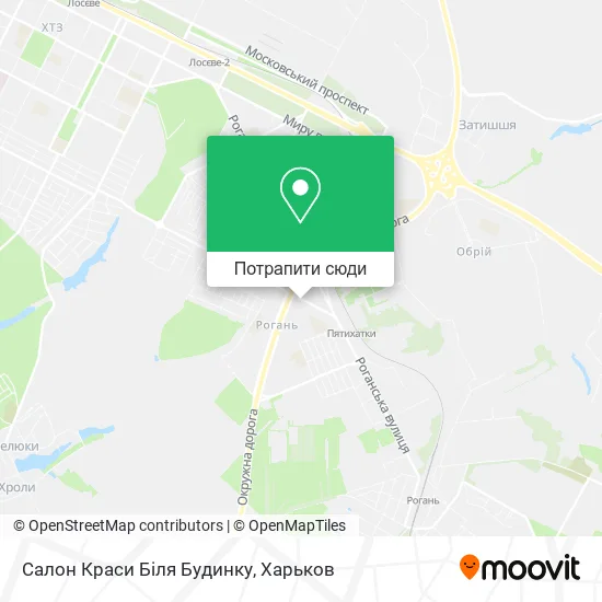 Карта Салон Краси Біля Будинку