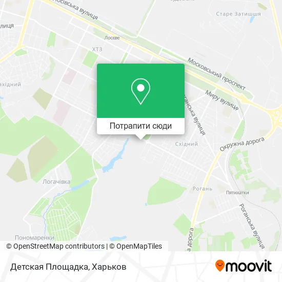 Карта Детская Площадка