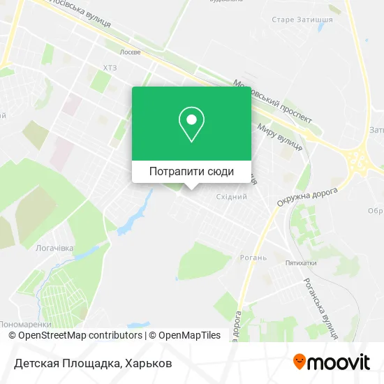 Карта Детская Площадка