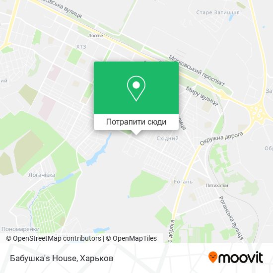 Карта Бабушка's House