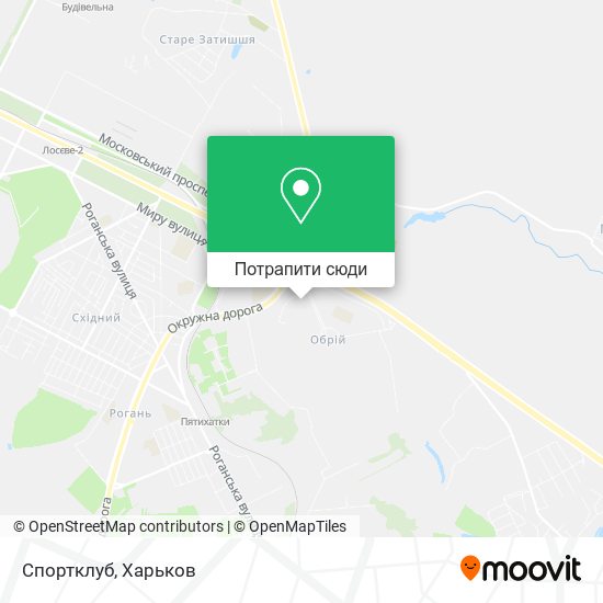 Карта Спортклуб
