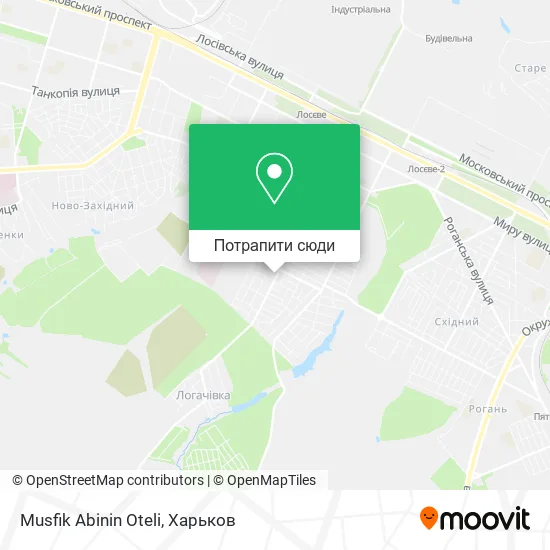 Карта Musfik Abinin Oteli