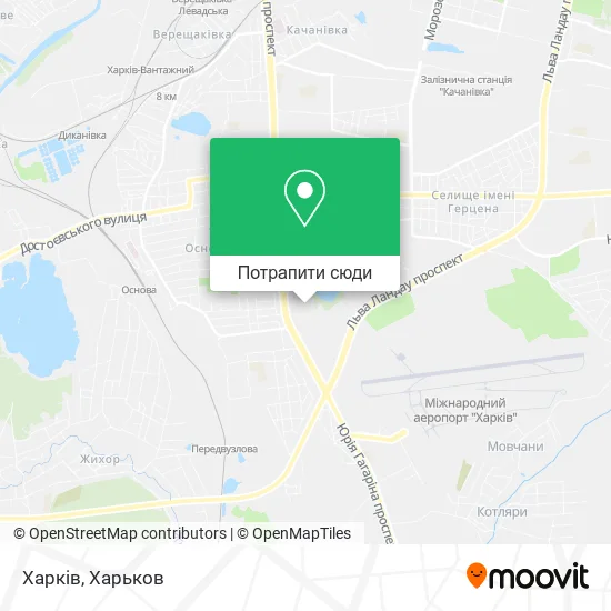 Карта Харків