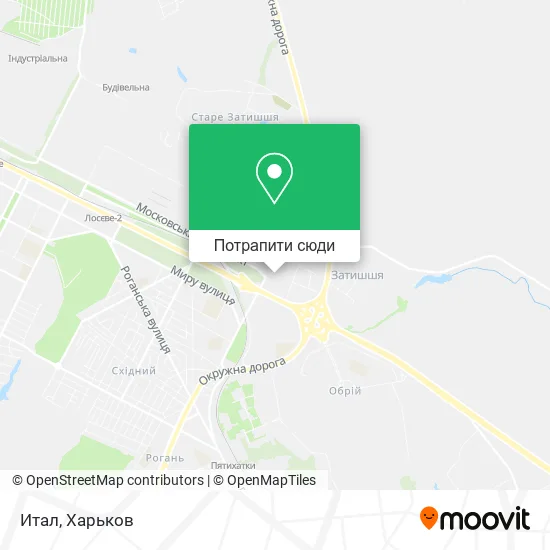 Карта Итал