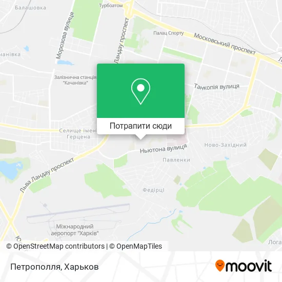 Карта Петрополля