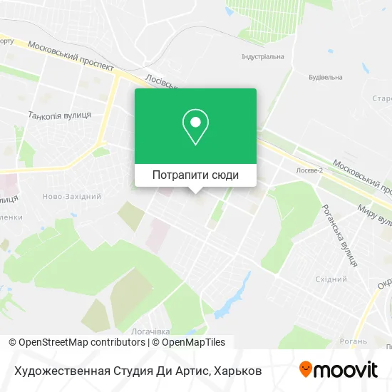 Карта Художественная Студия Ди Артис