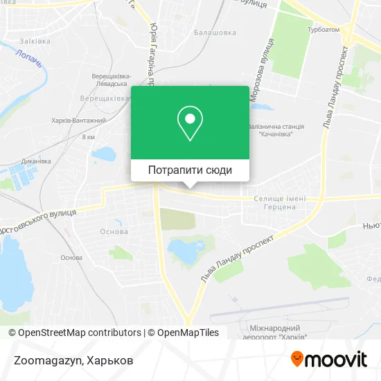 Карта Zoomagazyn