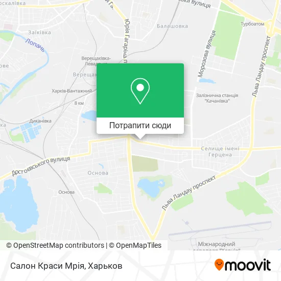 Карта Салон Краси Мрія