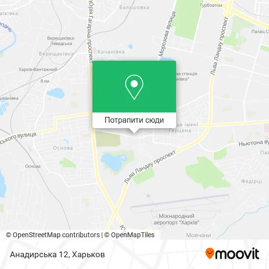 Карта Анадирська 12