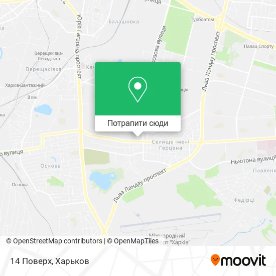 Карта 14 Поверх