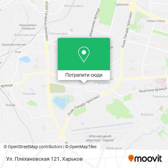 Карта Ул. Плехановская 121