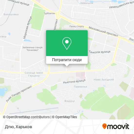 Карта Дпю