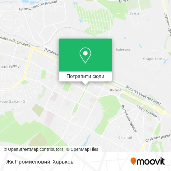 Карта Жк Промисловий