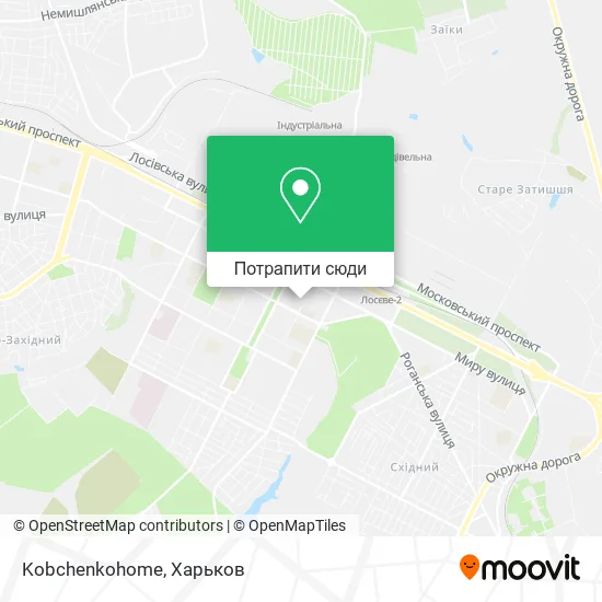 Карта Kobchenkohome