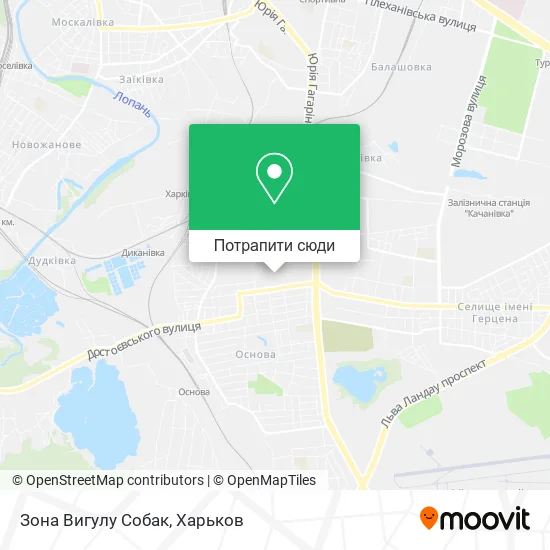 Карта Зона Вигулу Собак